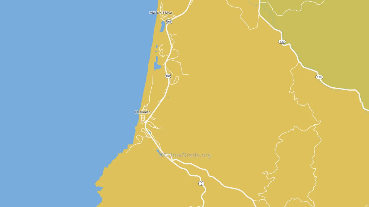 97149, OR Map of Theft Rates