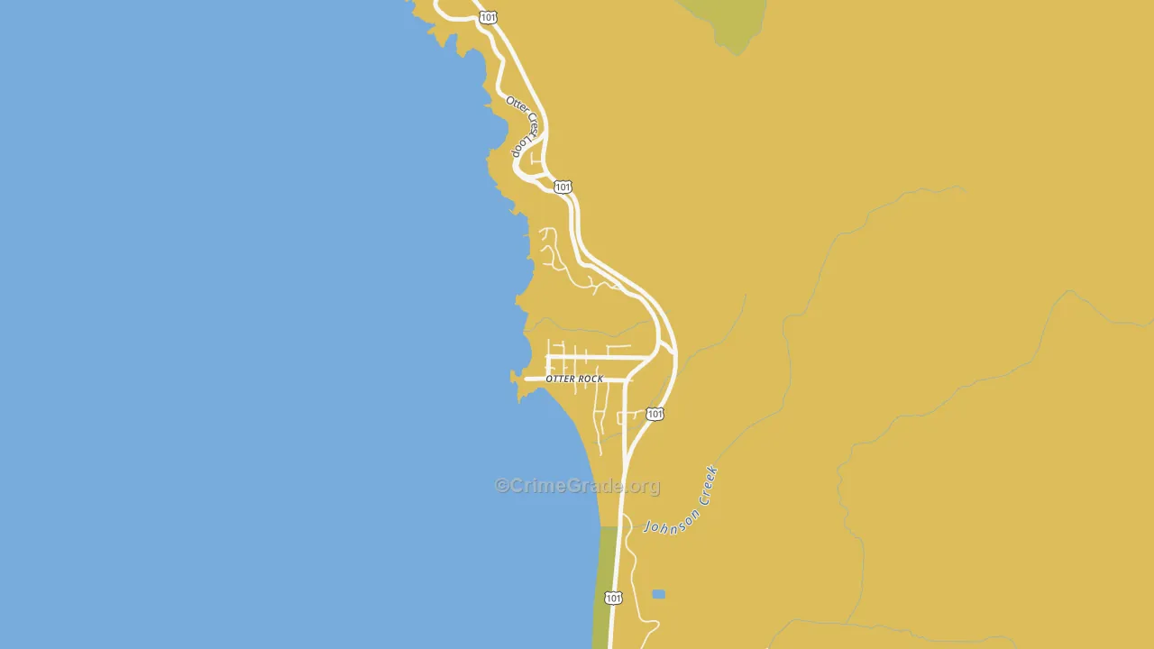 97369, OR Map of Theft Rates