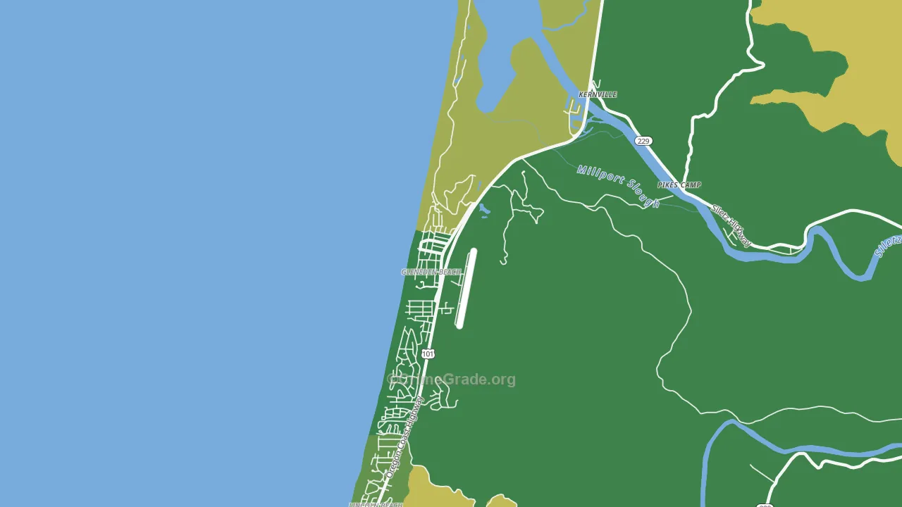 97388, OR Map of Theft Rates
