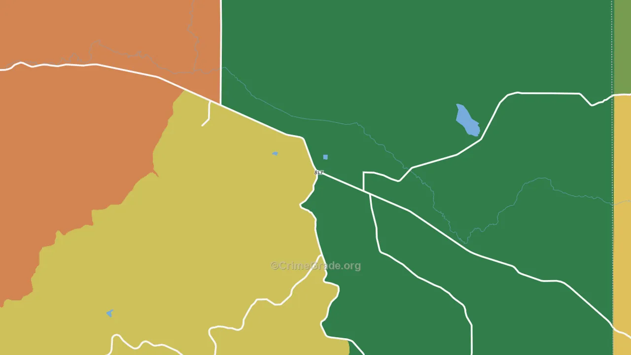 97622, OR Map of Theft Rates