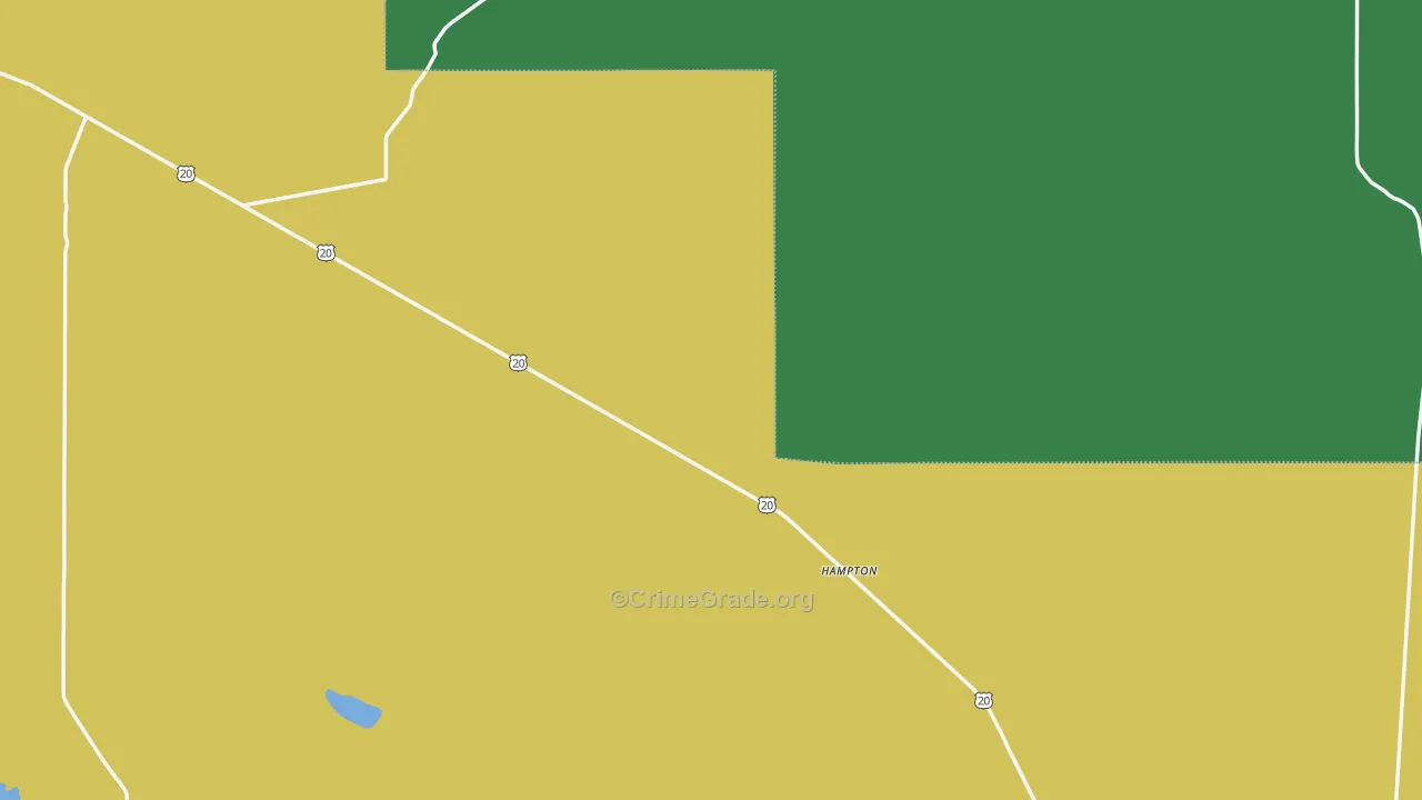 97712, OR Map of Theft Rates