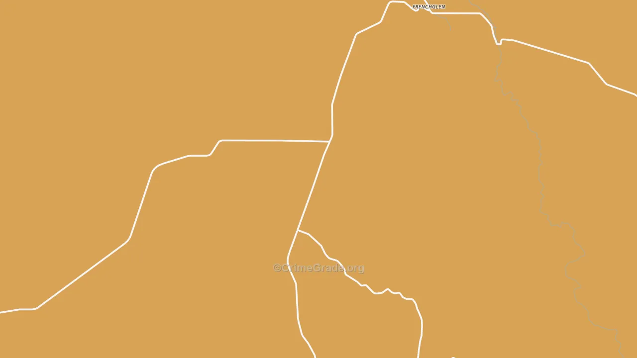 97736, OR Map of Theft Rates