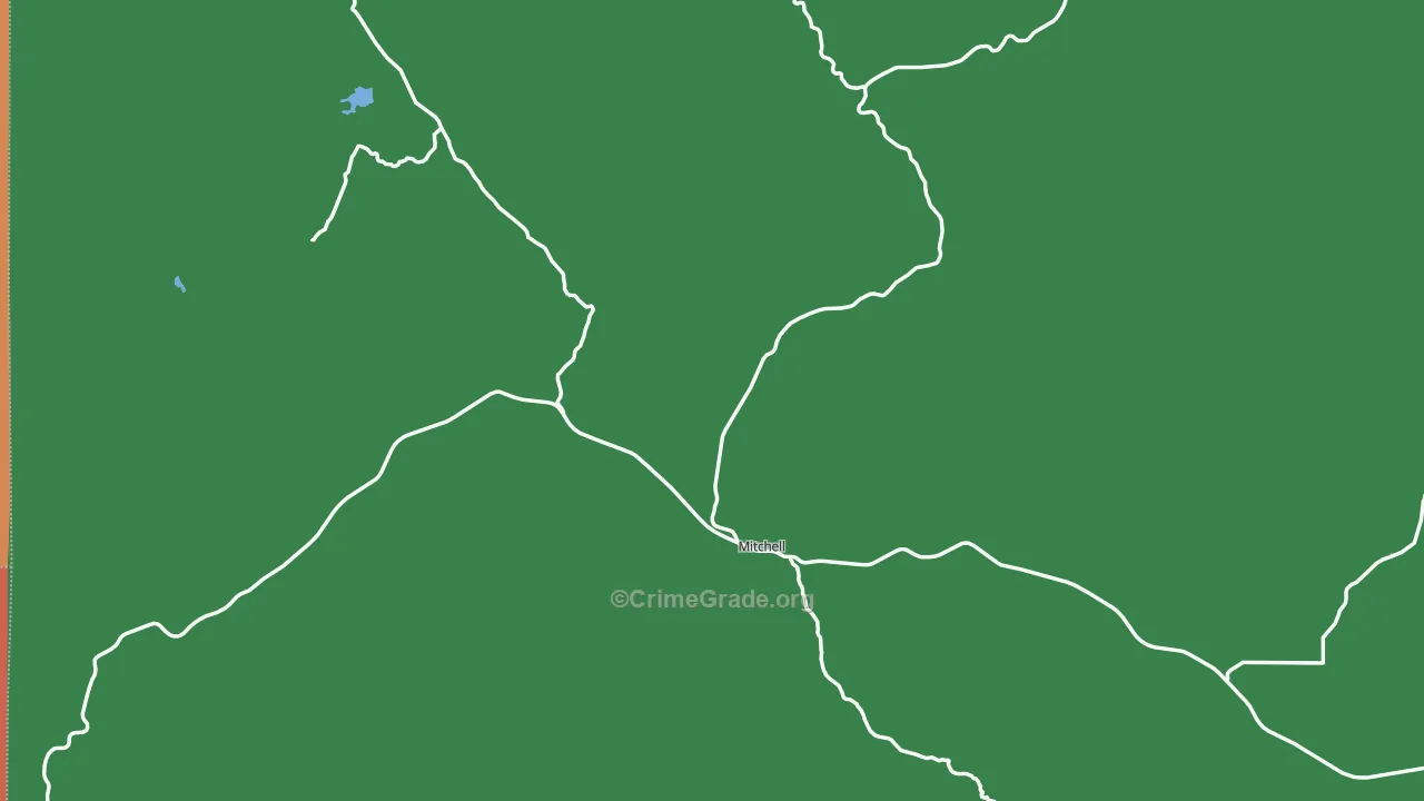 97750, OR Map of Theft Rates