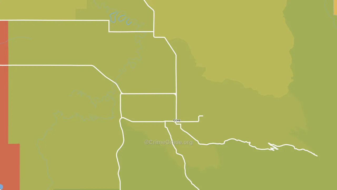 97824, OR Map of Theft Rates