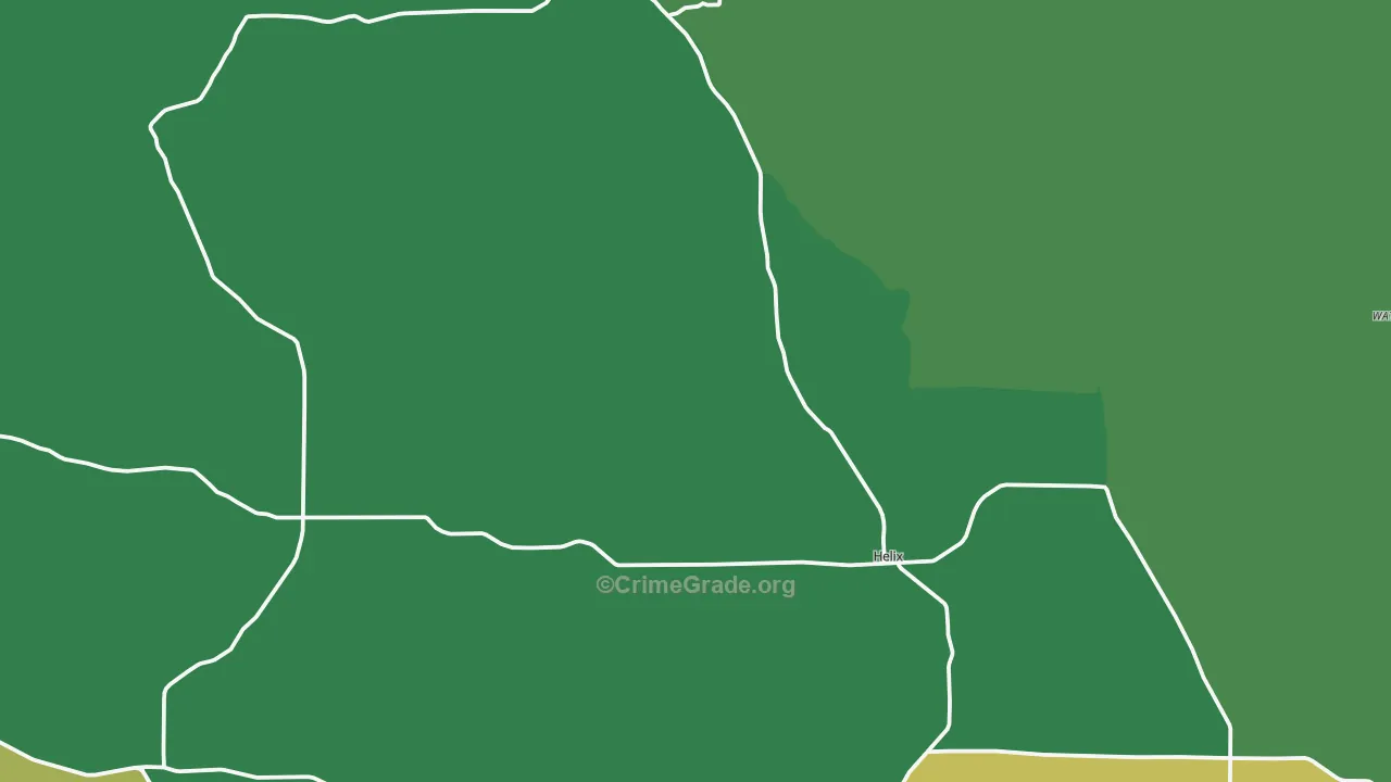 97835, OR Map of Theft Rates