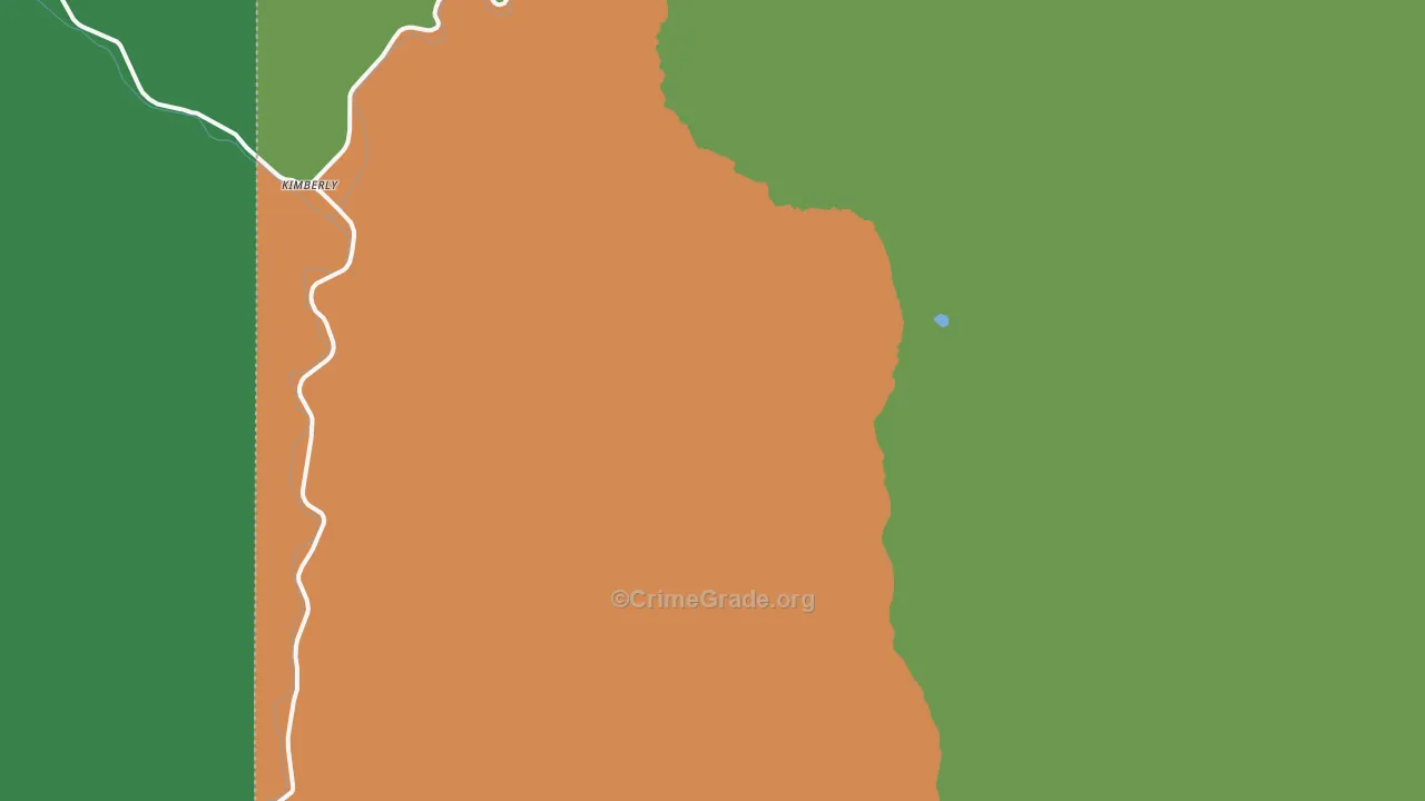 97848, OR Map of Theft Rates
