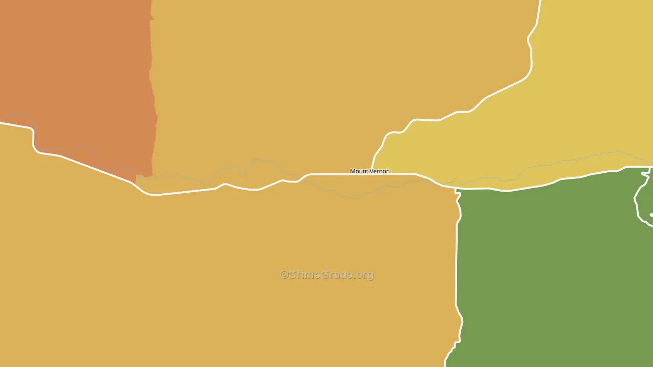 97865, OR Map of Theft Rates