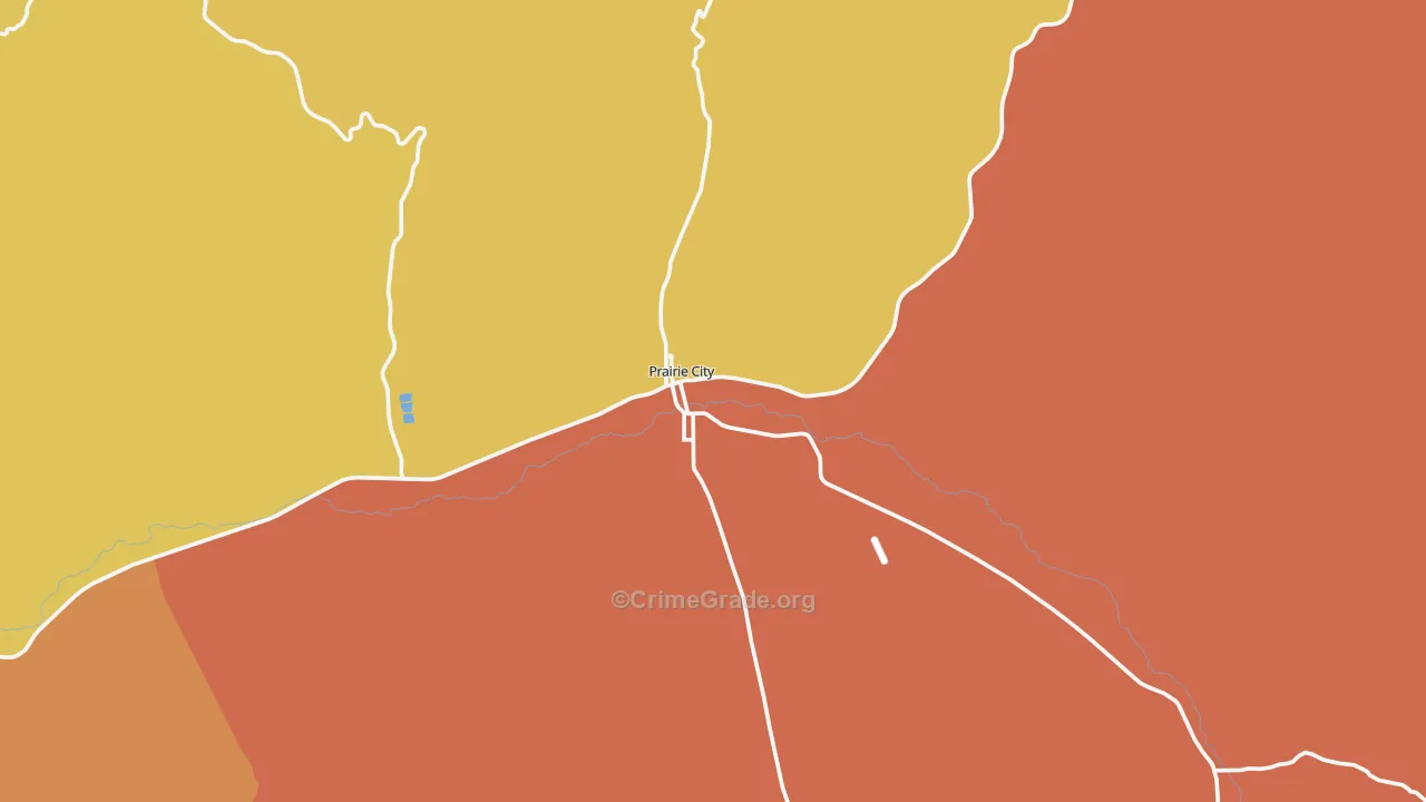 97869, OR Map of Theft Rates