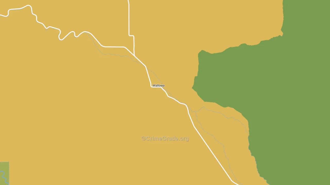 97885, OR Map of Theft Rates