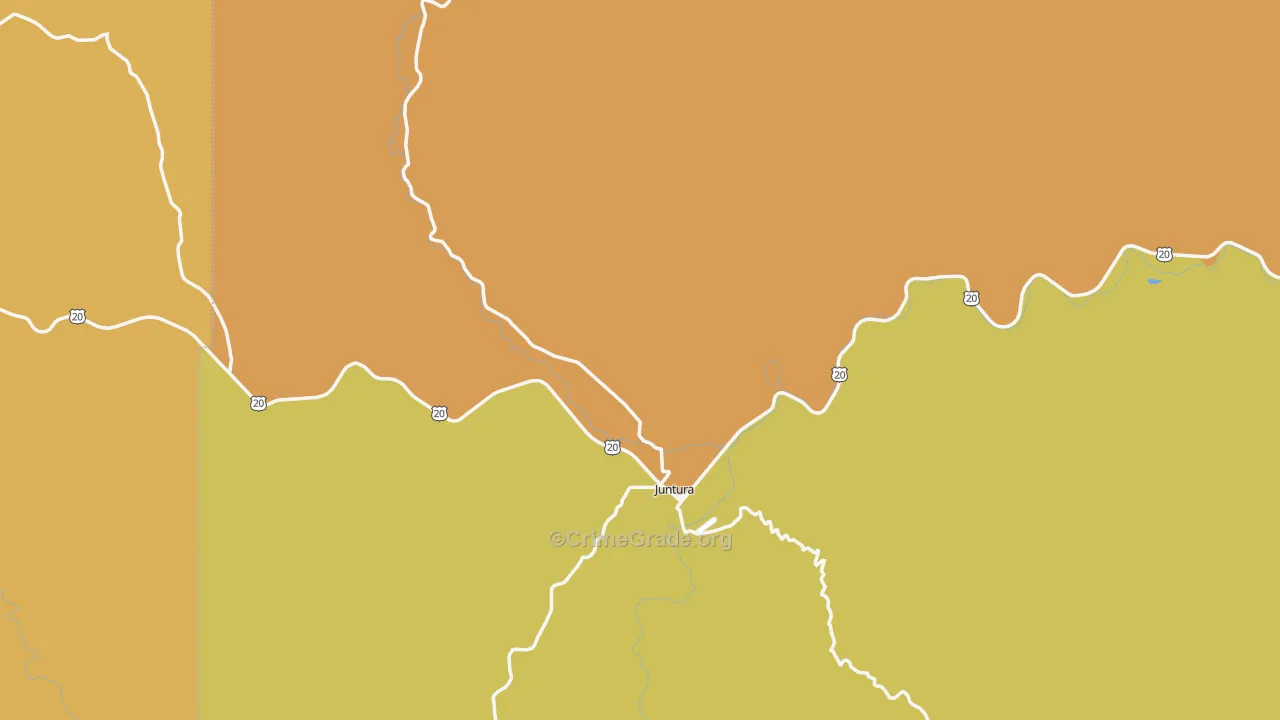 97911, OR Map of Theft Rates