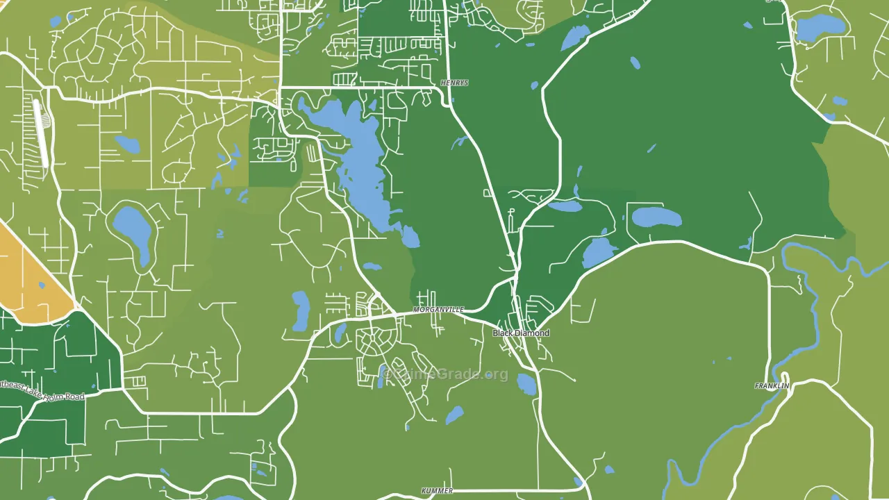 98010, WA Map of Theft Rates