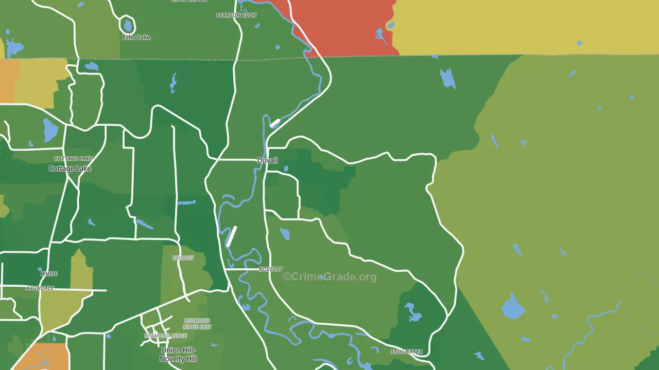 98019, WA Map of Theft Rates