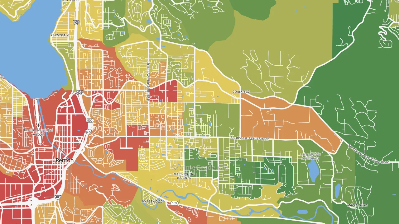 98059, WA Map of Theft Rates