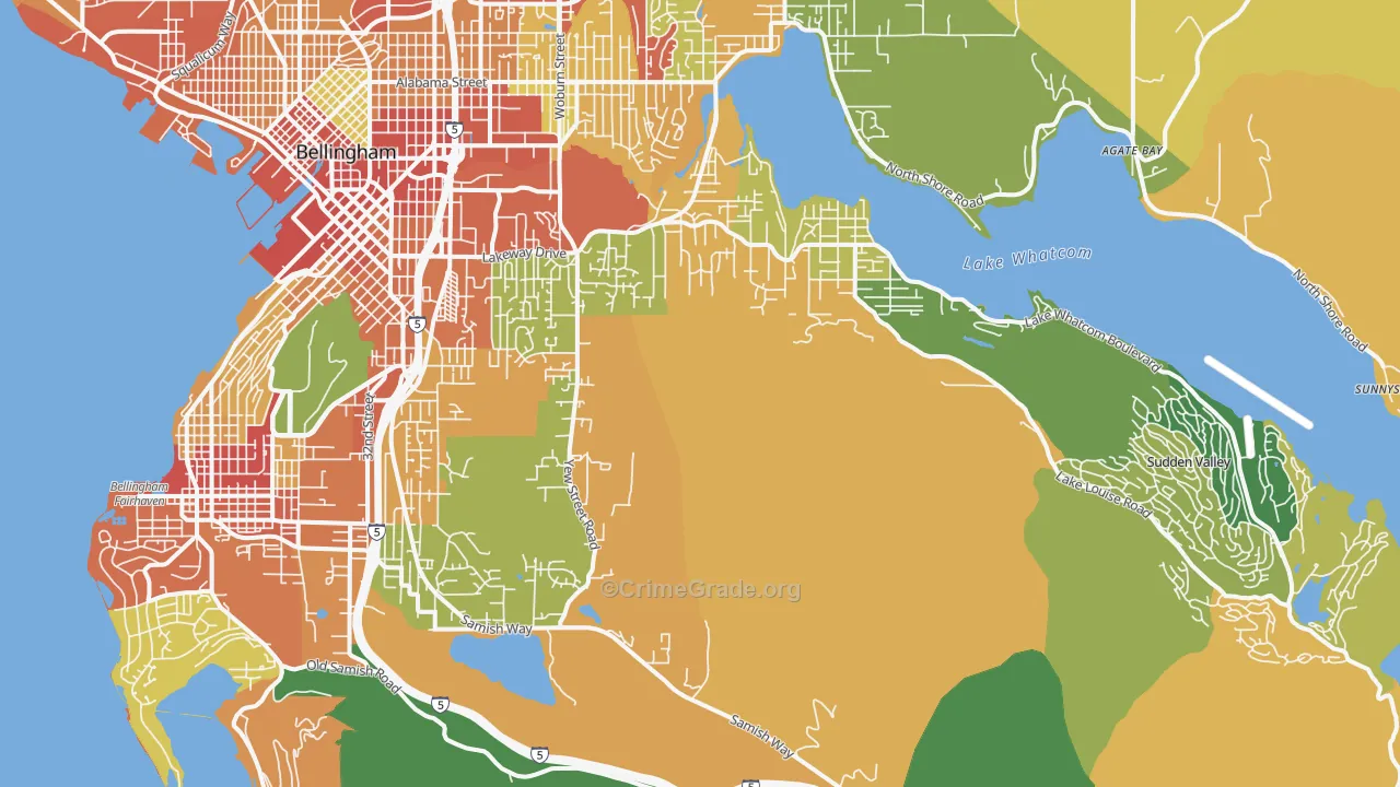 98229, WA Map of Theft Rates