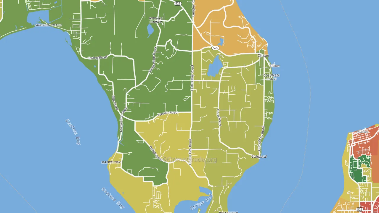 98236, WA Map of Theft Rates