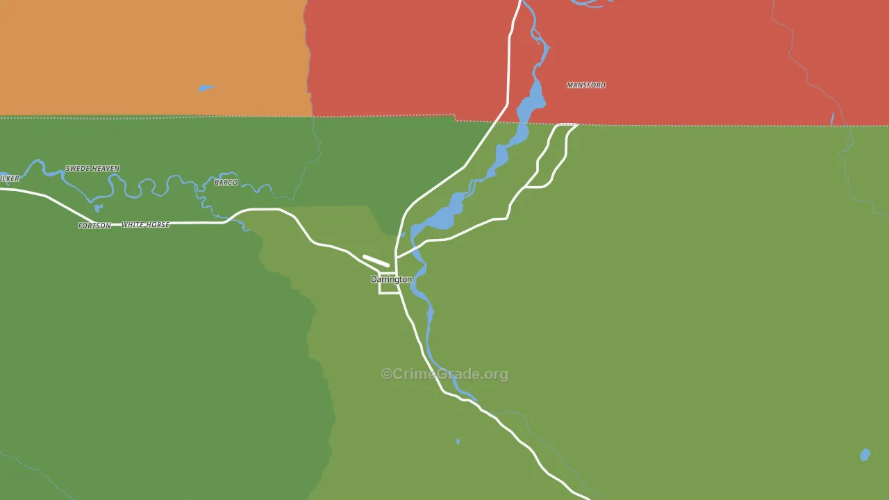 98241, WA Map of Theft Rates
