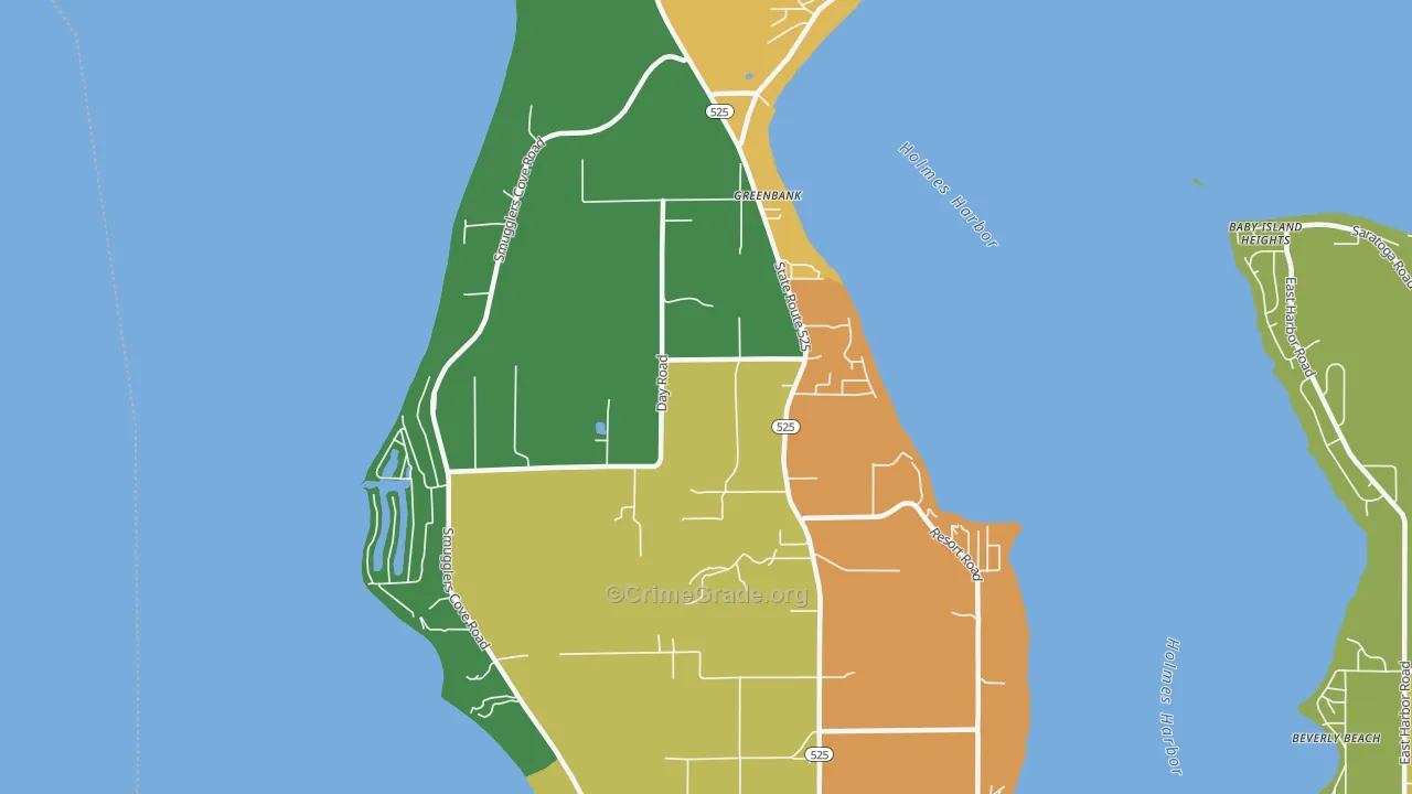 98253, WA Map of Theft Rates