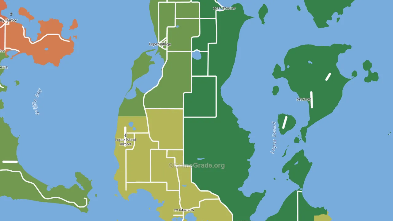 98261, WA Map of Theft Rates