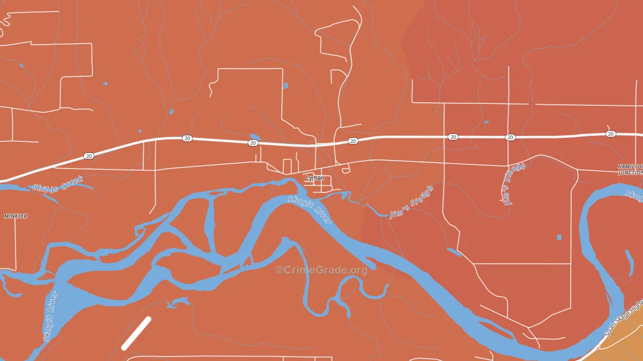 98263, WA Map of Theft Rates