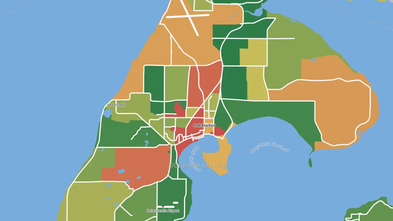 98277, WA Map of Theft Rates