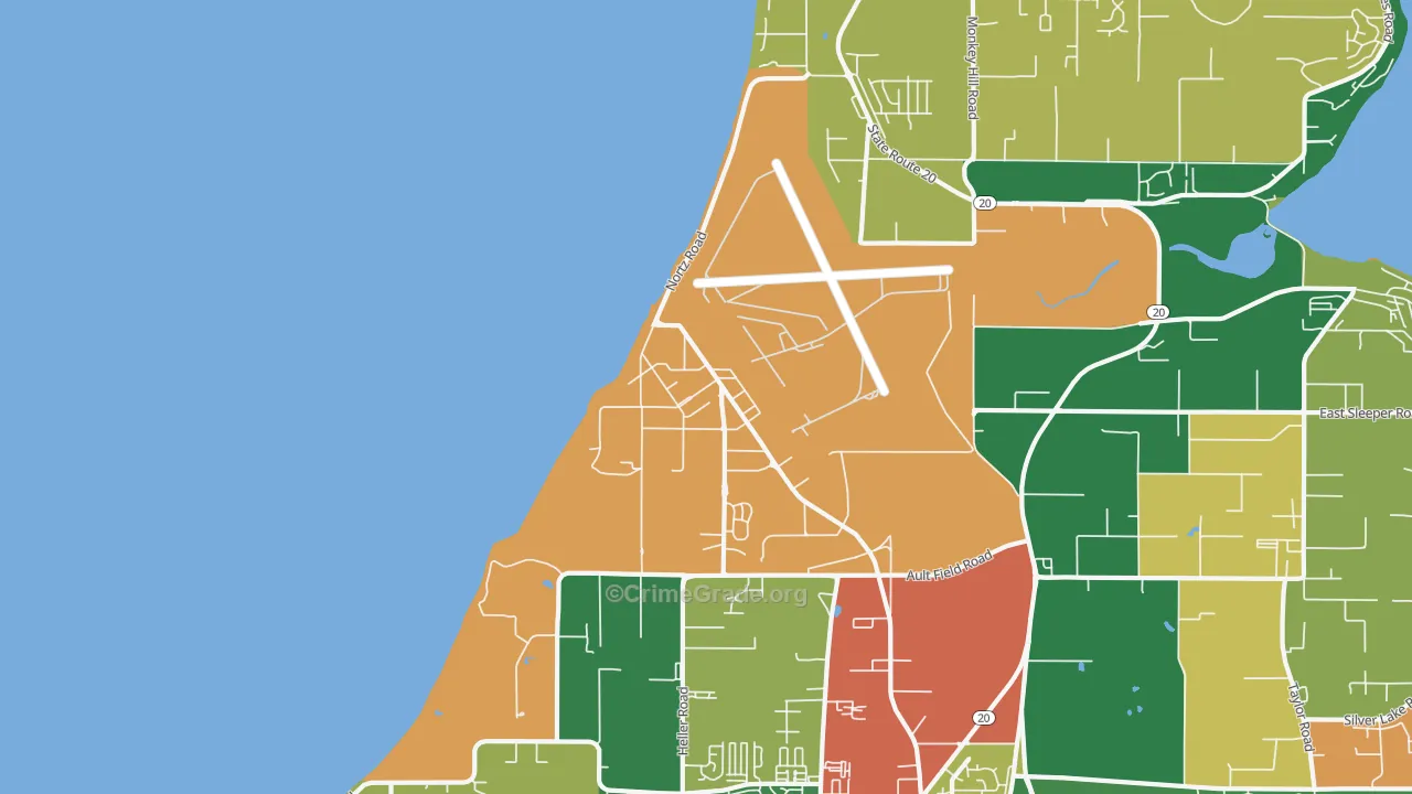 98278, WA Map of Theft Rates
