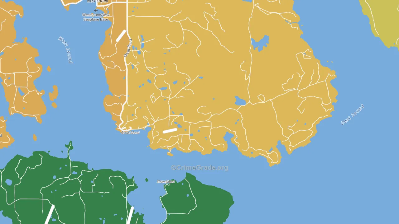 98280, WA Map of Theft Rates