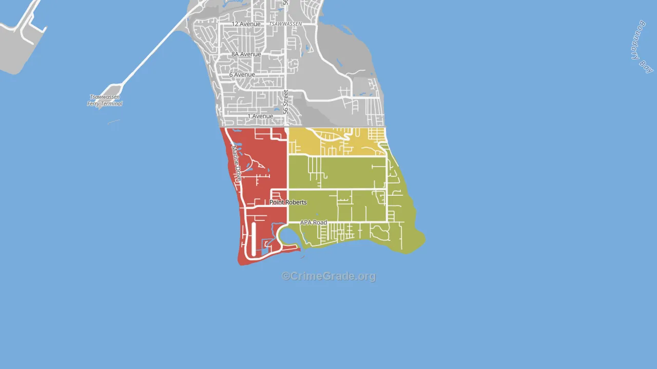 98281, WA Map of Theft Rates