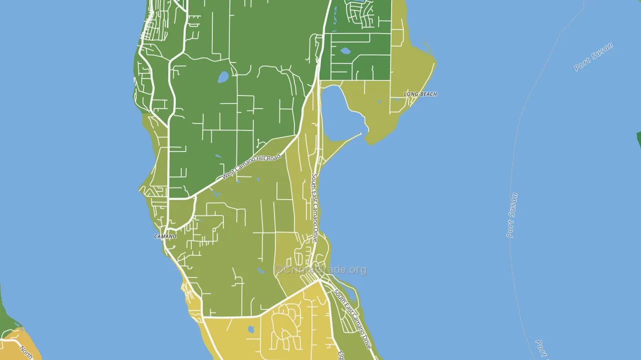 98282, WA Map of Theft Rates