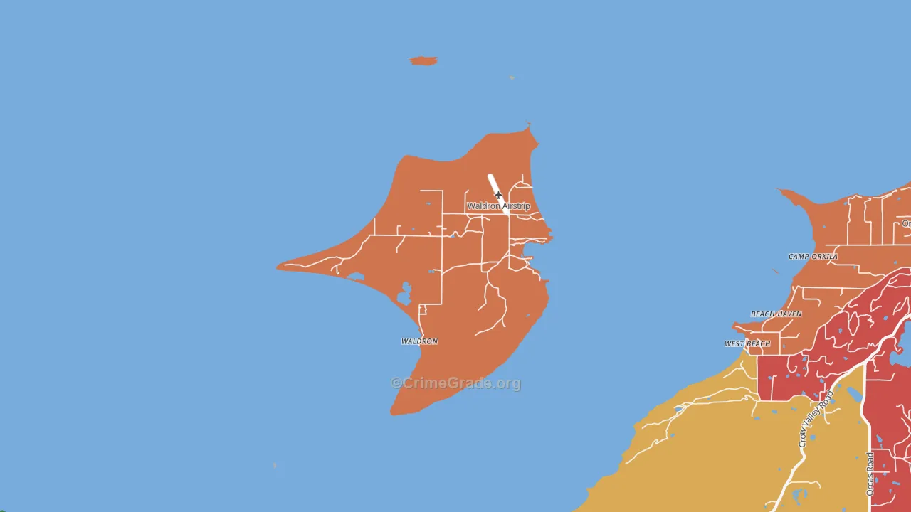 98297, WA Map of Theft Rates