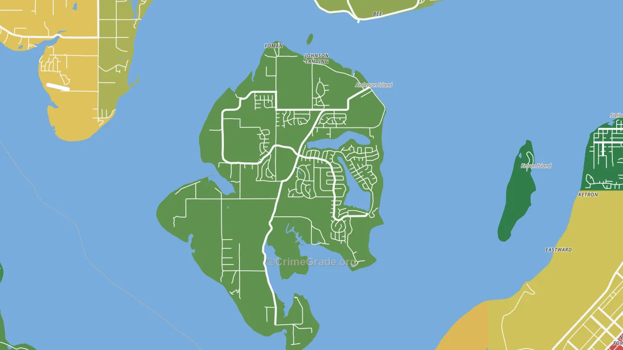 98303, WA Map of Theft Rates