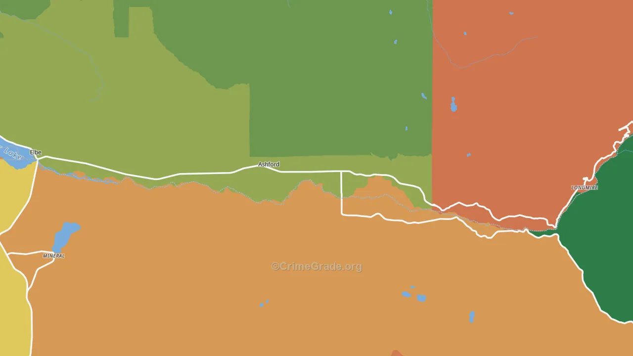 98304, WA Map of Theft Rates