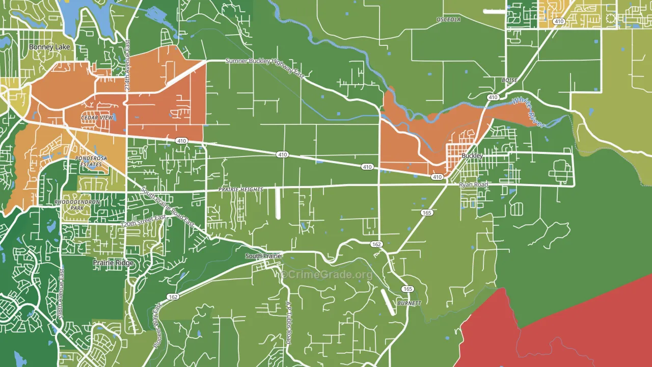 98321, WA Map of Theft Rates