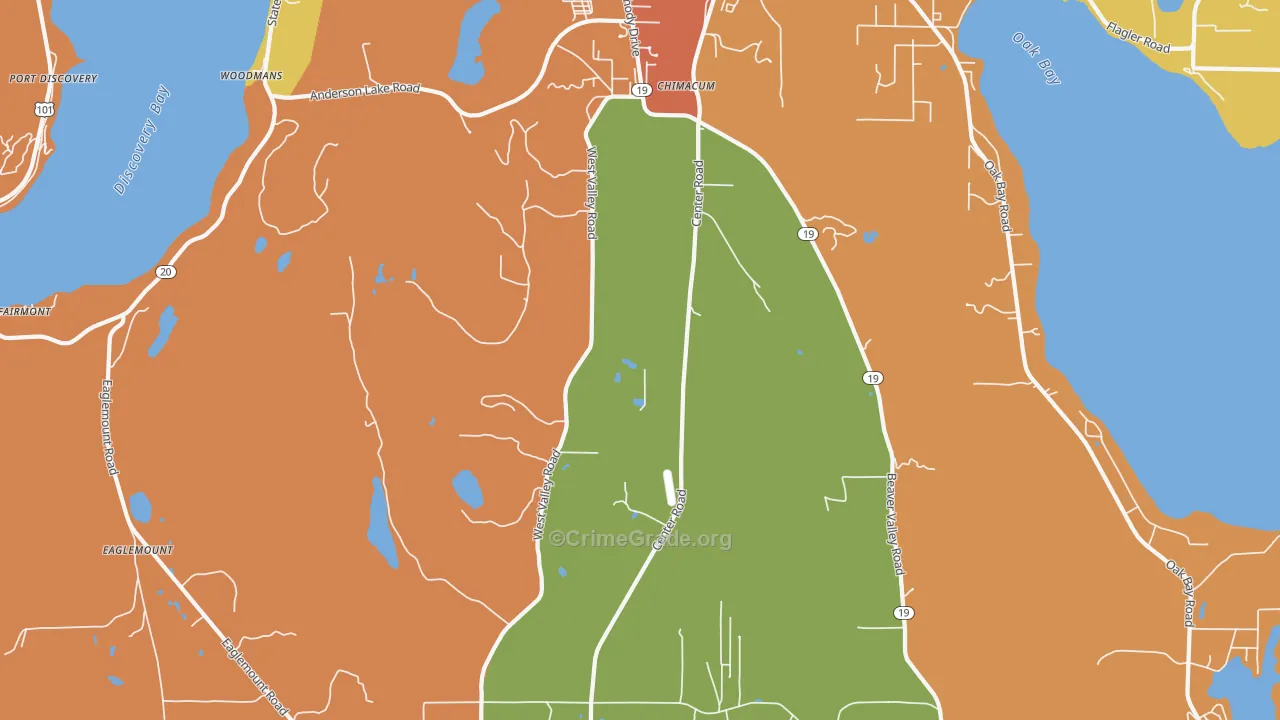 98325, WA Map of Theft Rates