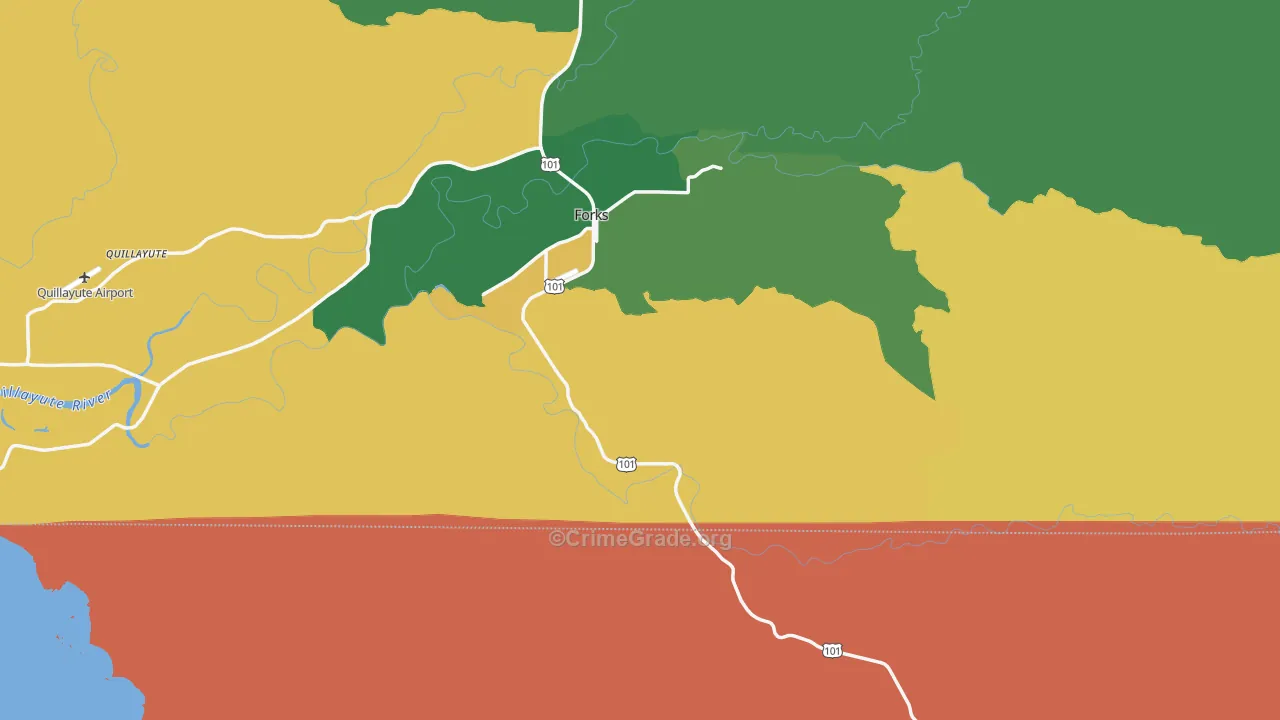 98331, WA Map of Theft Rates