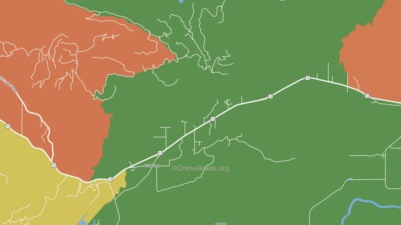 98336, WA Map of Theft Rates