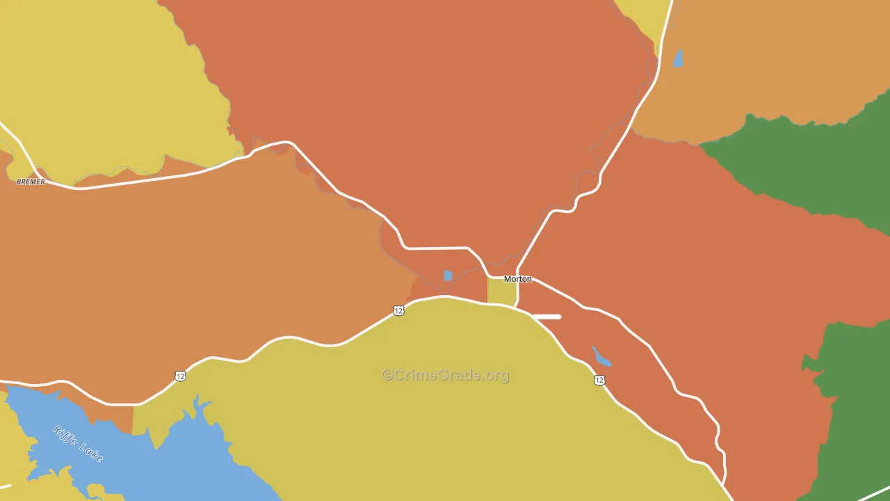 98356, WA Map of Theft Rates