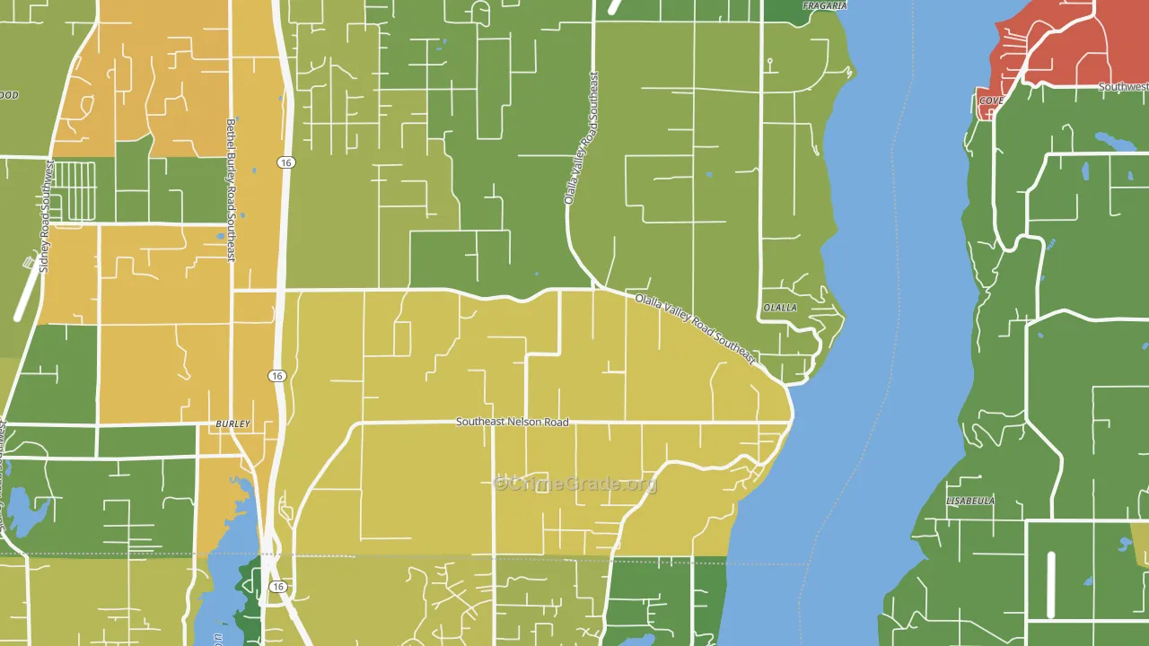 98359, WA Map of Theft Rates