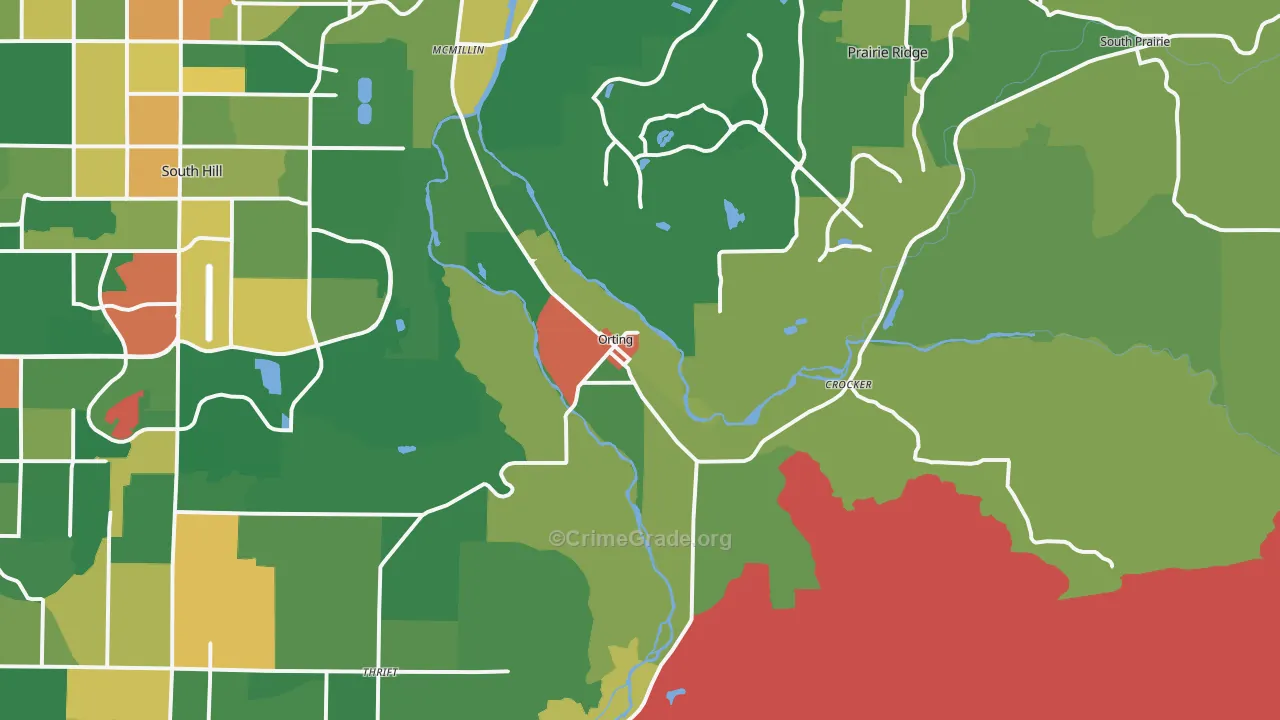 98360, WA Map of Theft Rates