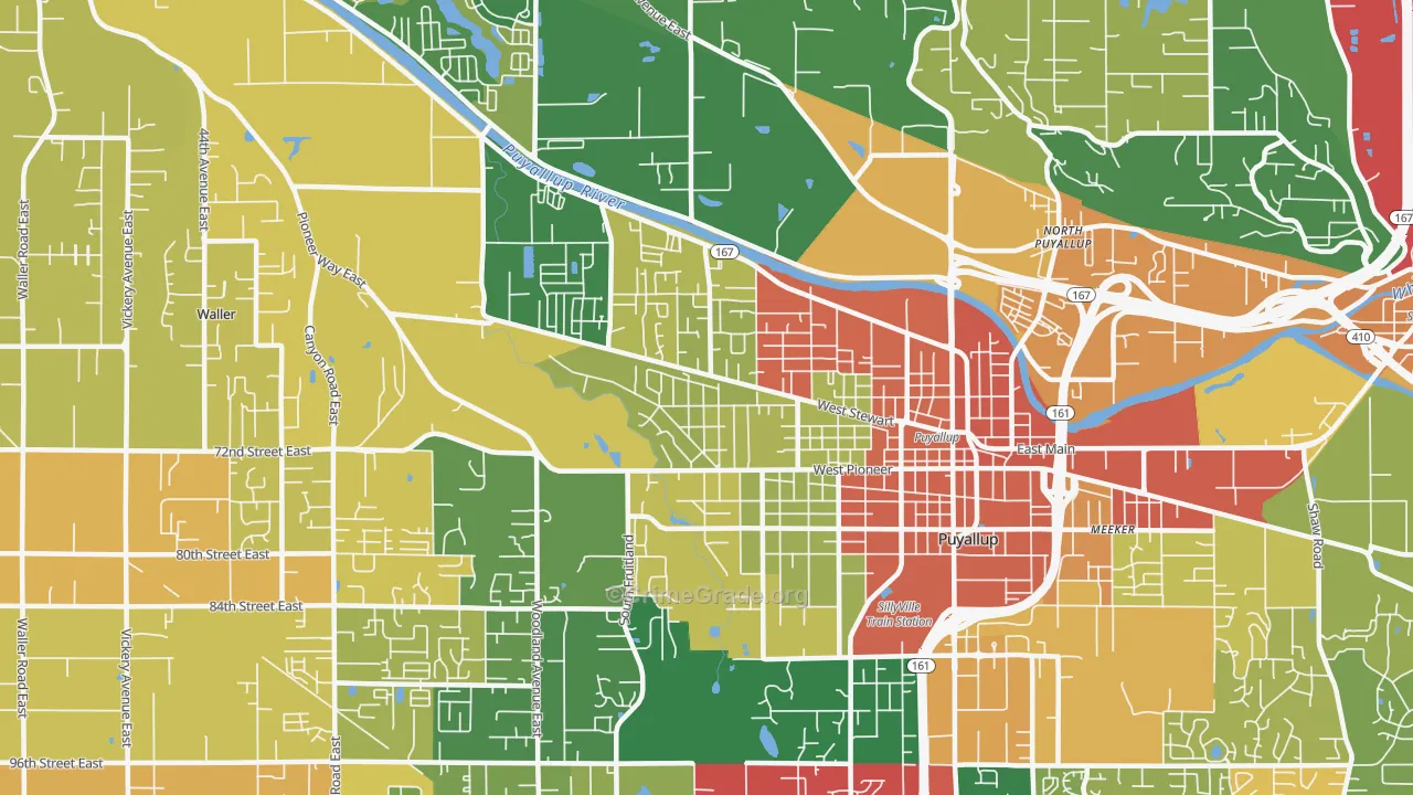 98371, WA Map of Theft Rates