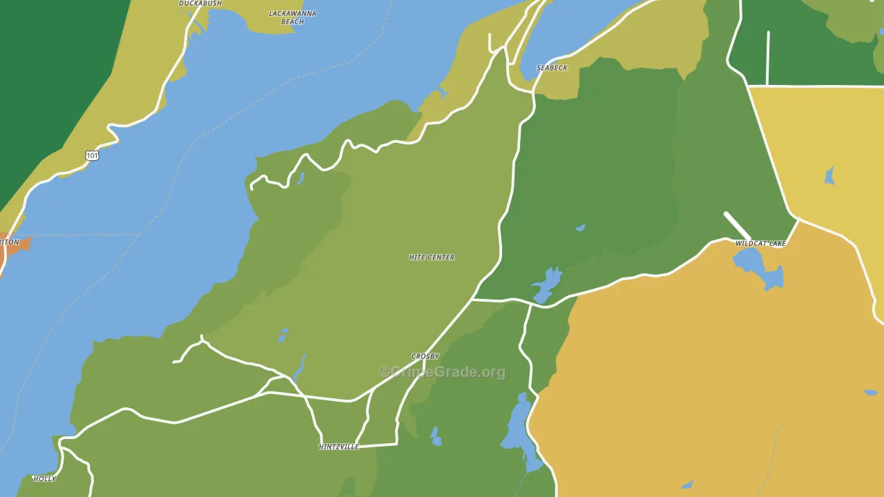 98380, WA Map of Theft Rates