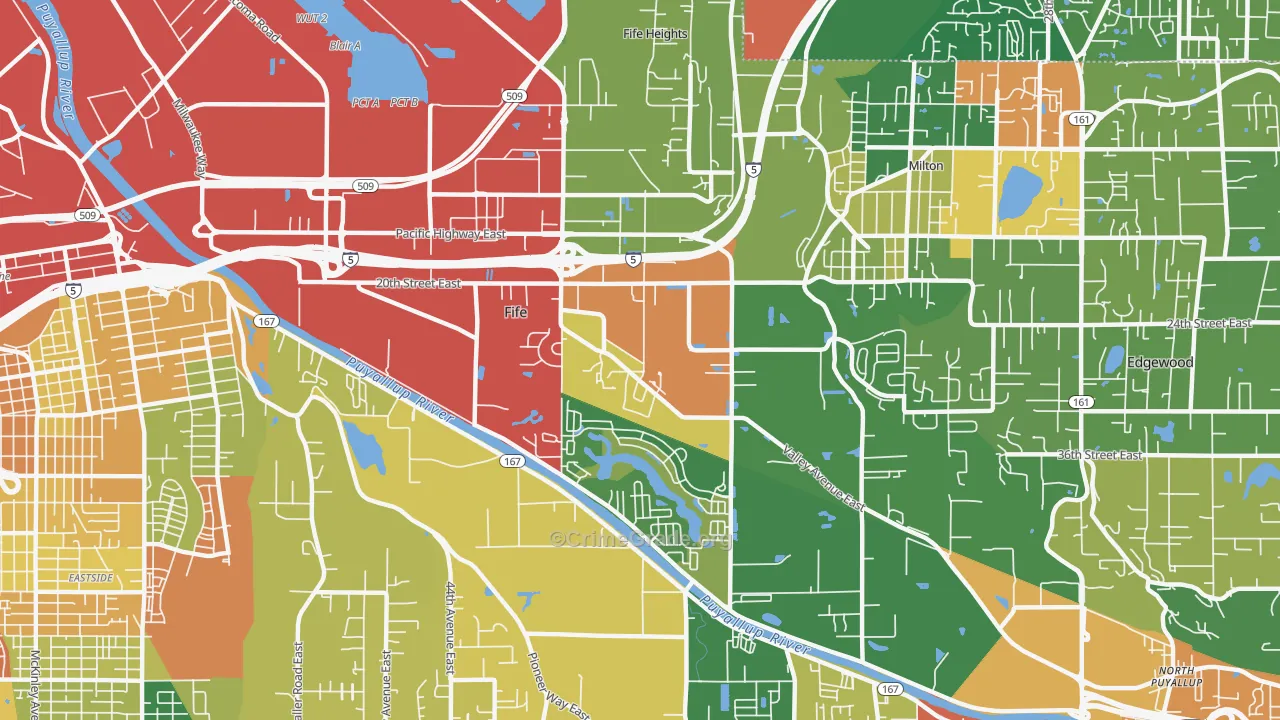 98424, WA Map of Theft Rates