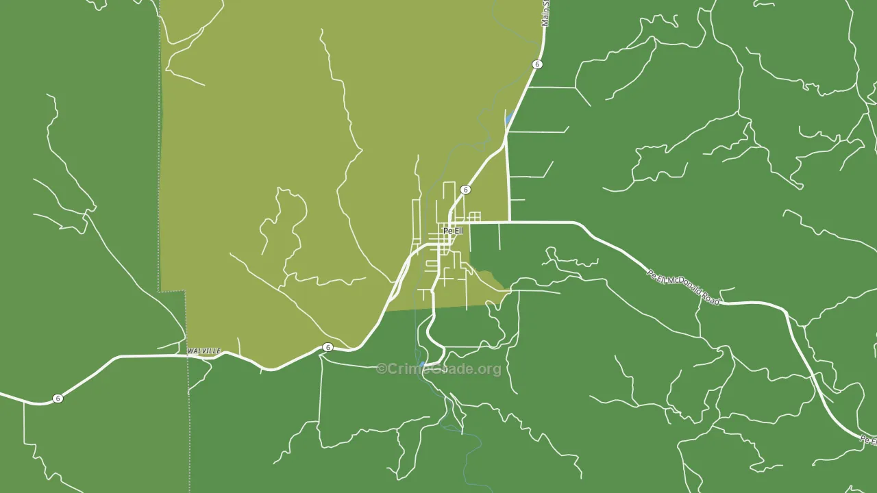 98572, WA Map of Theft Rates