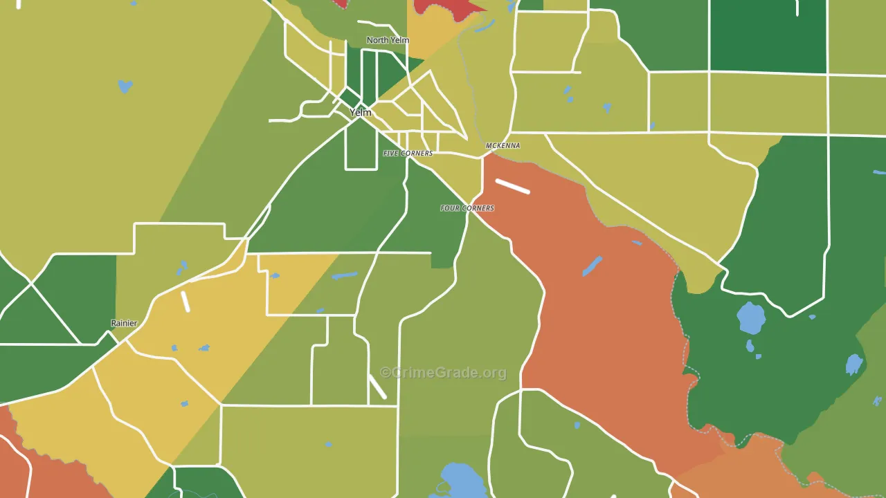 98597, WA Map of Theft Rates
