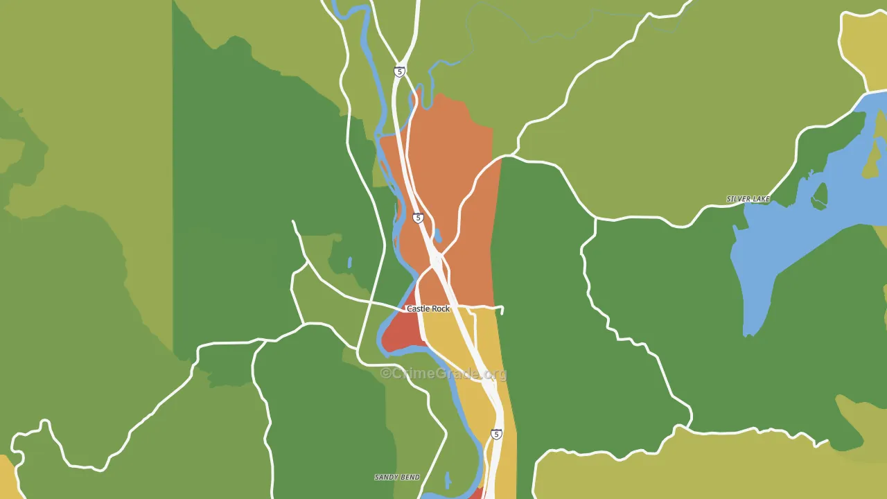 98611, WA Map of Theft Rates