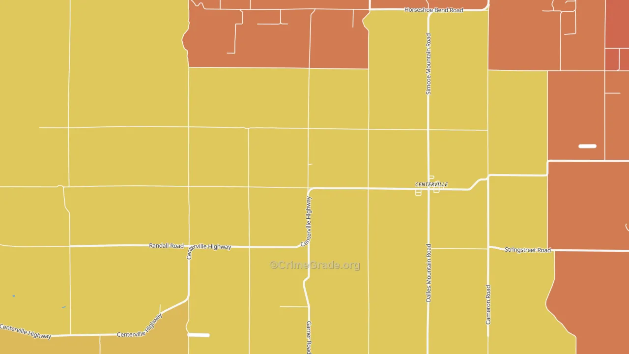98613, WA Map of Theft Rates