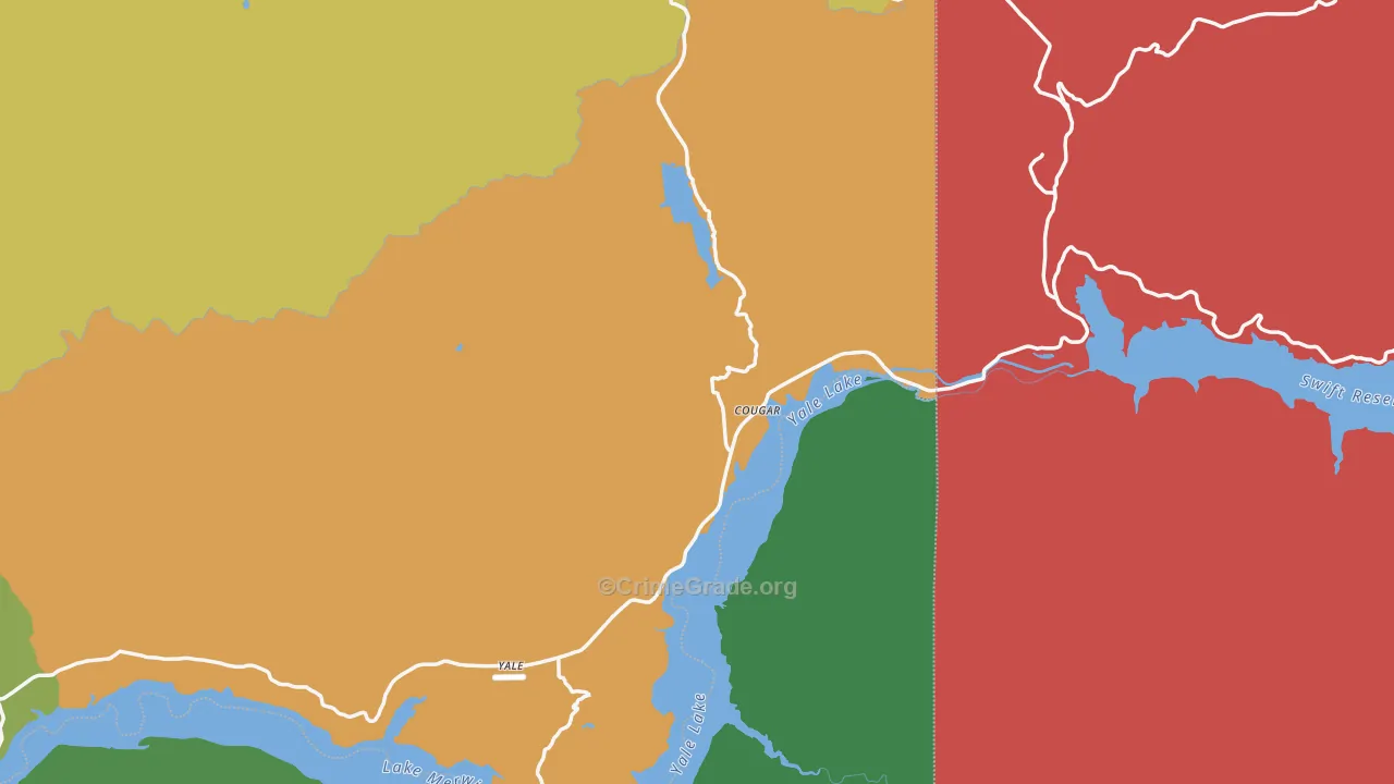 98616, WA Map of Theft Rates