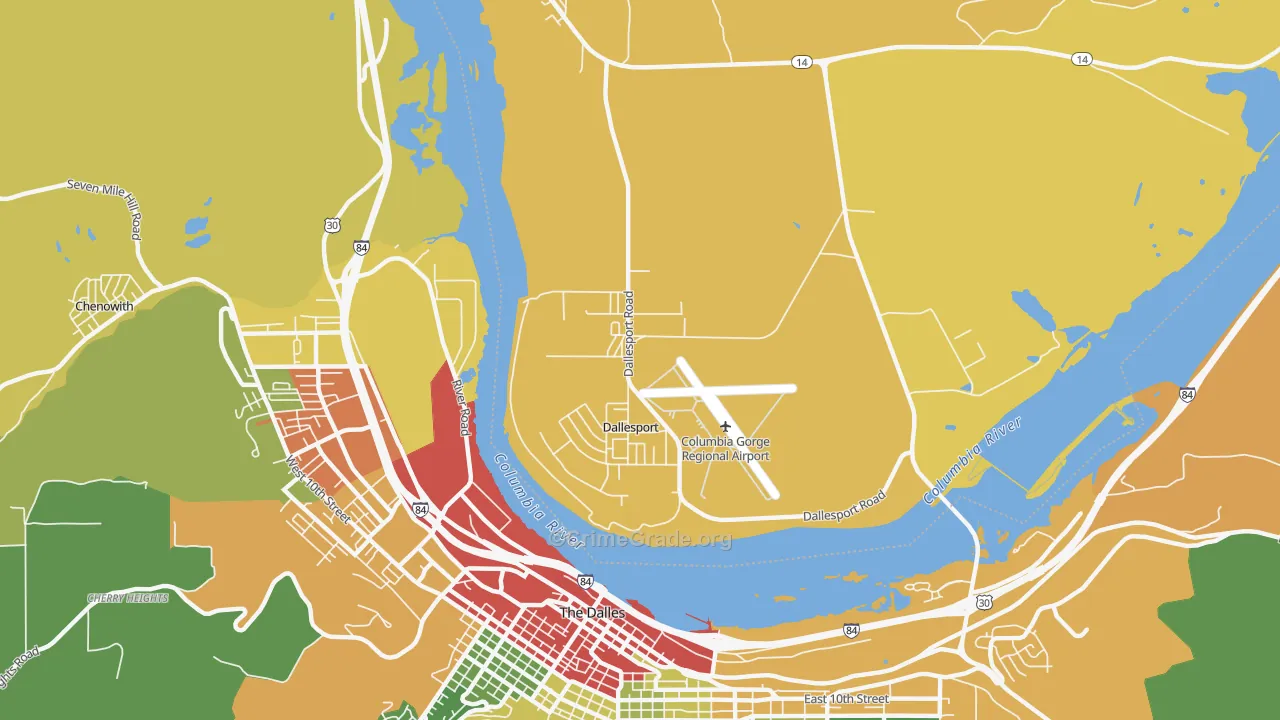 98617, WA Map of Theft Rates