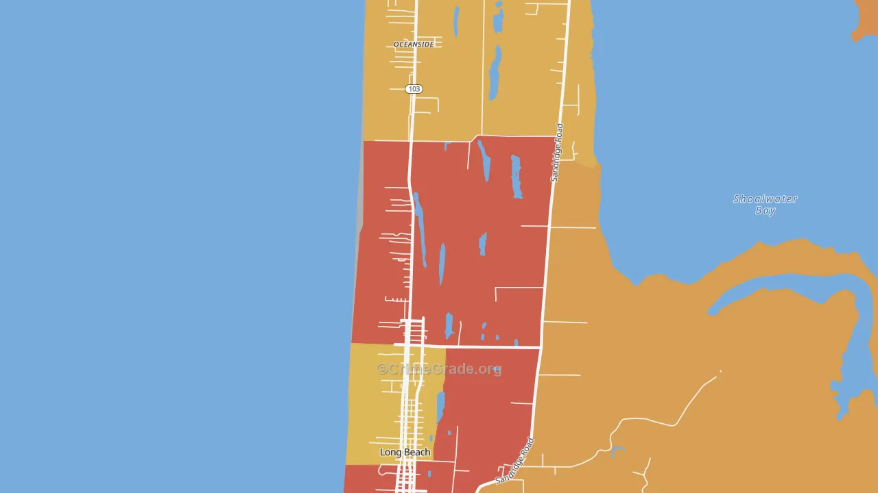 98631, WA Map of Theft Rates