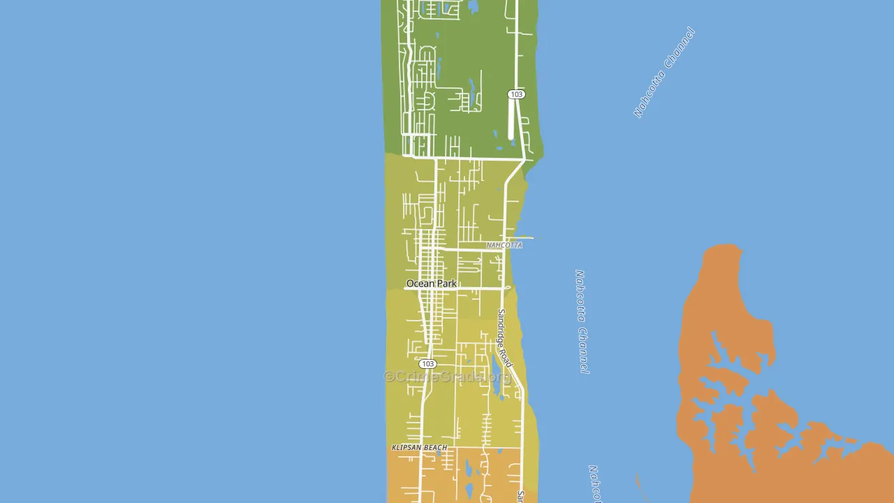 98640, WA Map of Theft Rates
