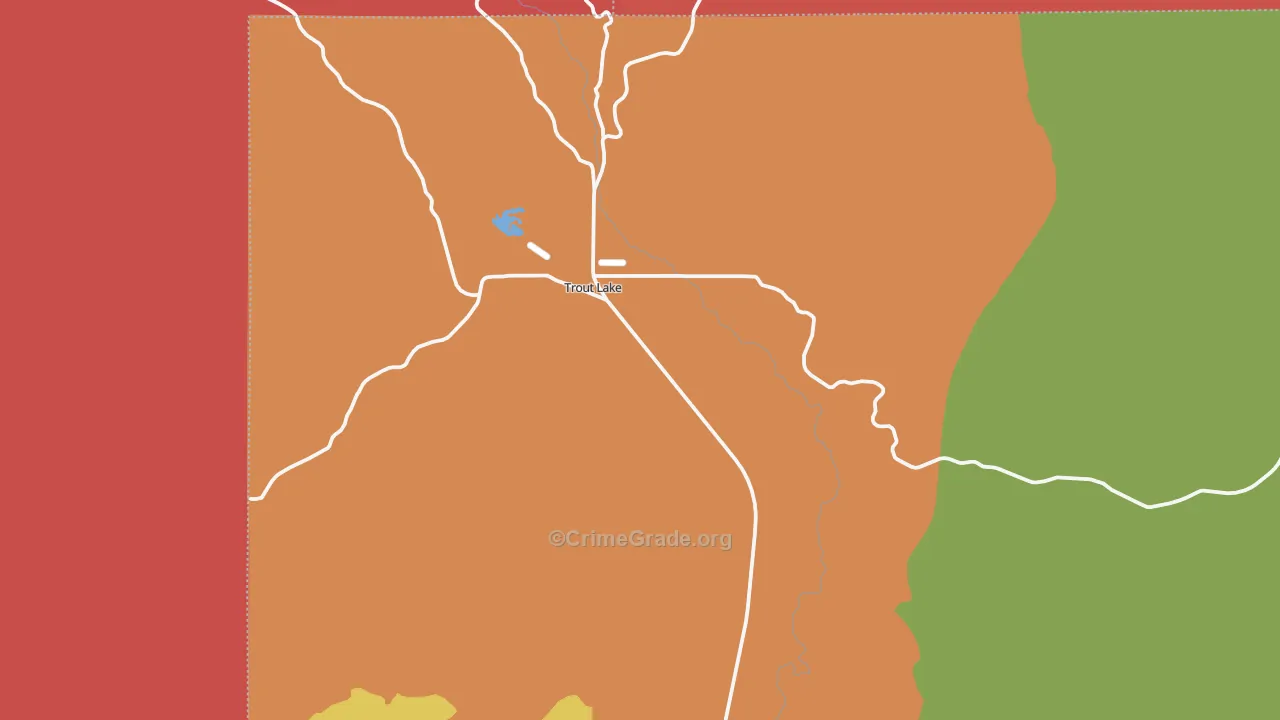 98650, WA Map of Theft Rates